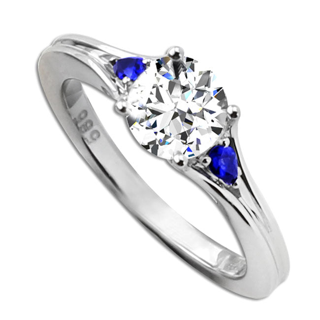 Frederic Sage Sapphire Bridal Ring-348884