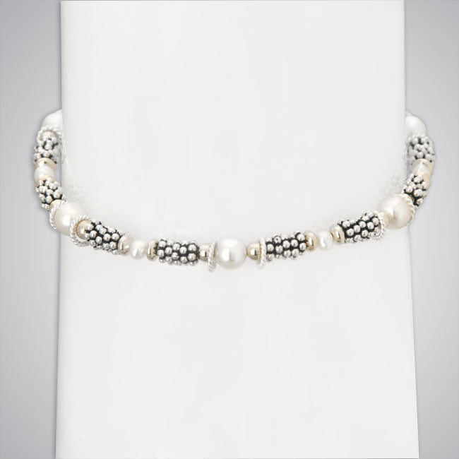 White Pearl Bracelet-337310