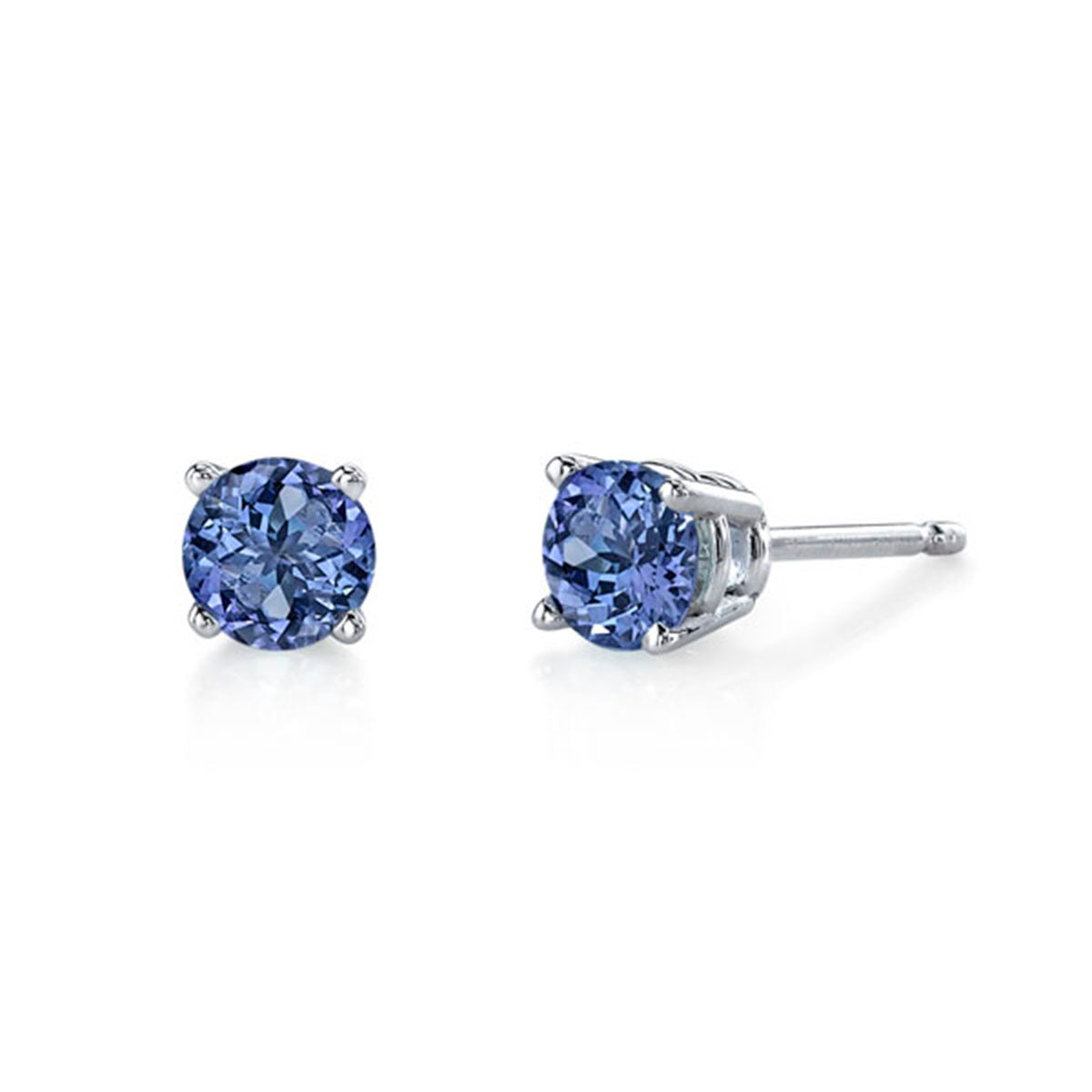 Tanzanite 5mm Earrings-425-23