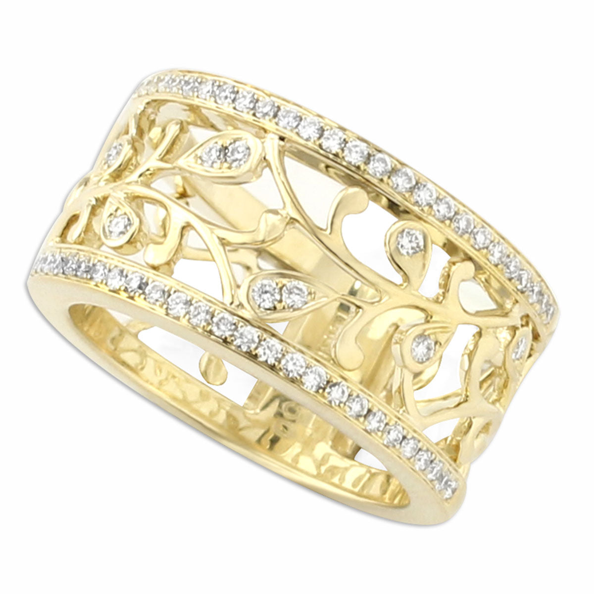 Diamond Petal Ring-349121