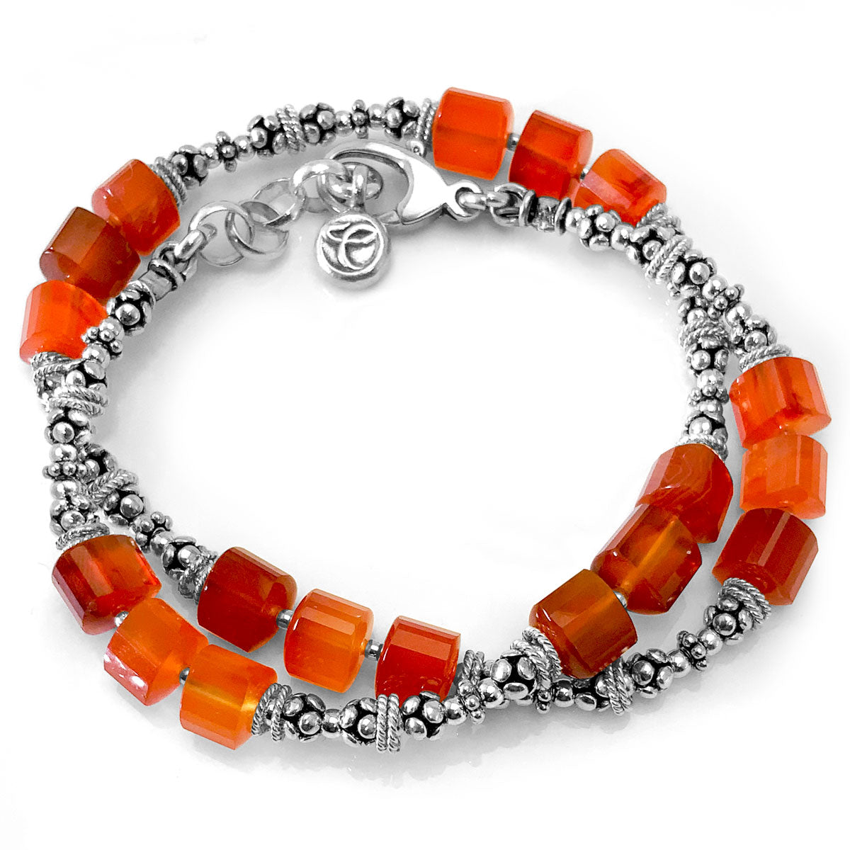 Carnelian Sunrise Necklace or Wrap Bracelet