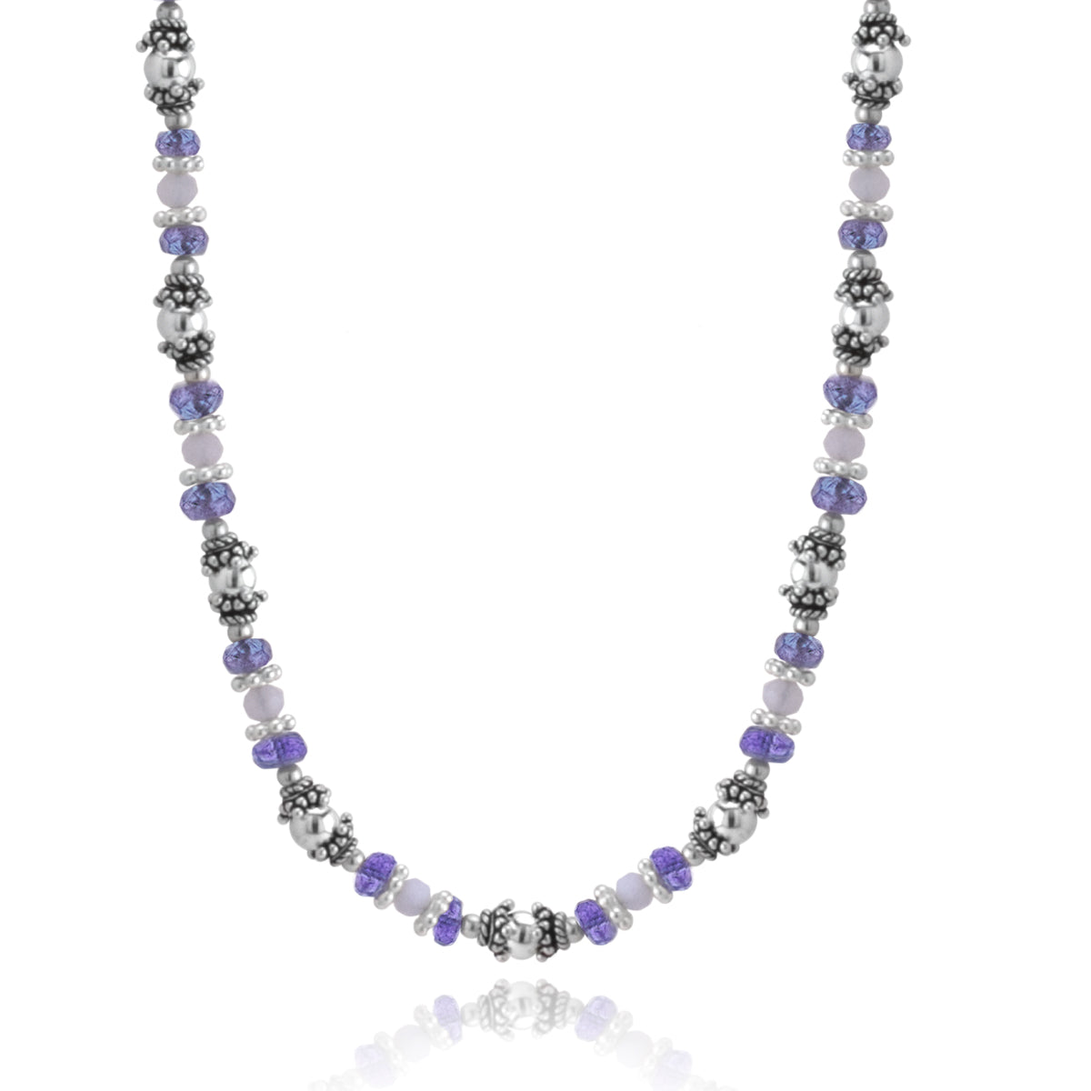 Nikini Tanzanite & Chalcedony Necklace