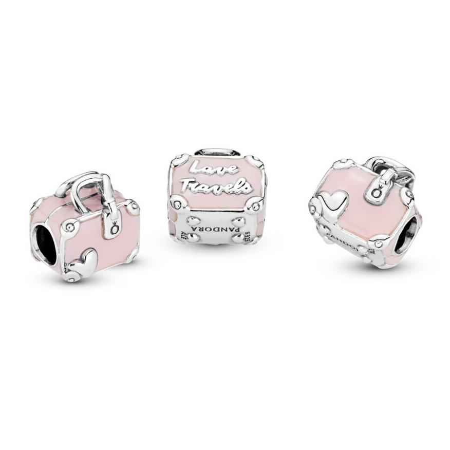 Pandora Pink Travel Bag Charm