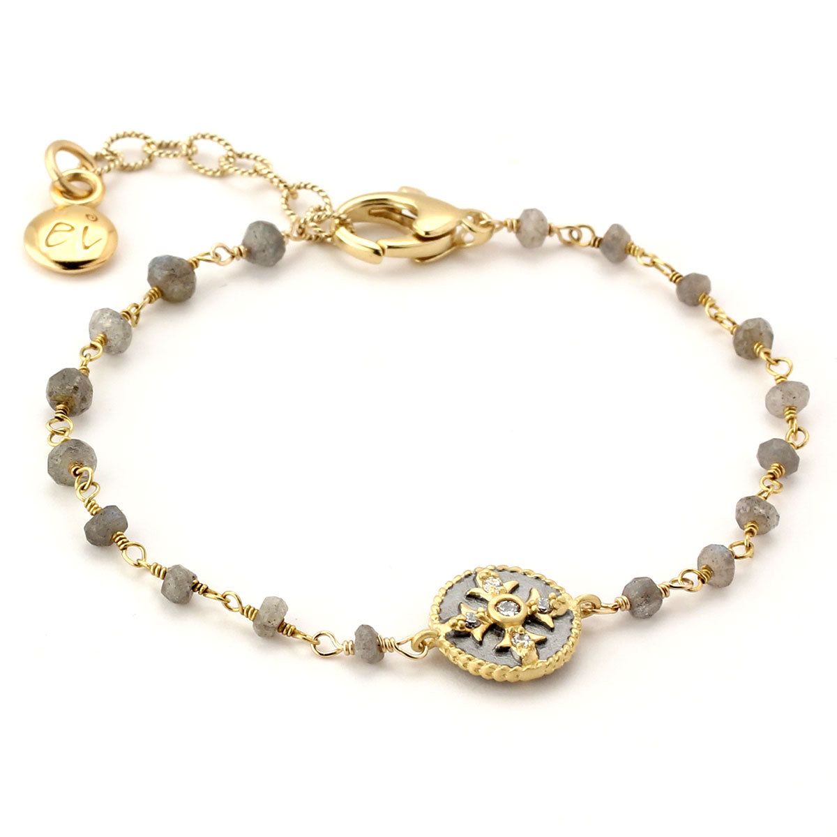 Labradorite & Topaz Accent Bracelet-347683