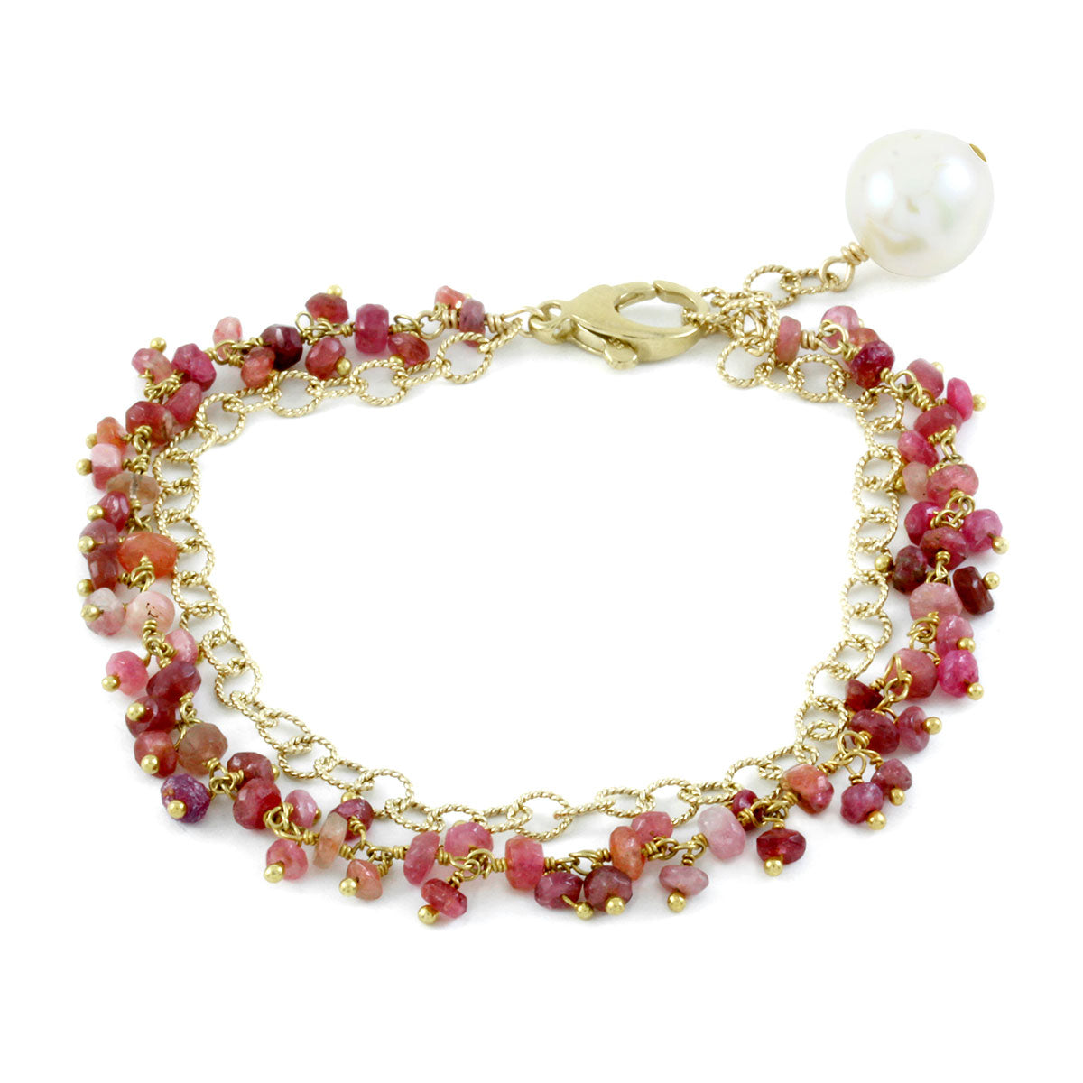 Pink Tourmaline Bracelet-240-3128