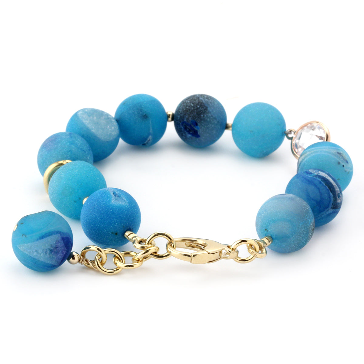 Lollies Blue Drusy Bracelet 344887