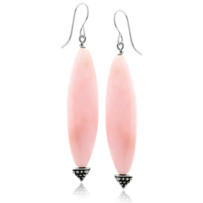 Impressionist Collection Pink Peruvian Opal Earrings
