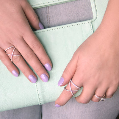 Lafonn Rose Gold X Ring