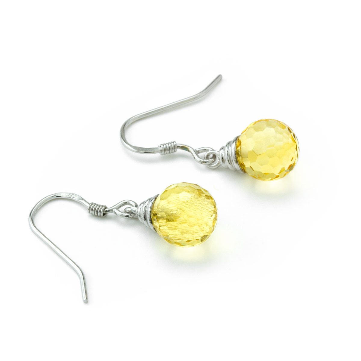 Citrine Earrings-645-1068