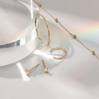 SKYE | Diamond Cut Bead Bracelet