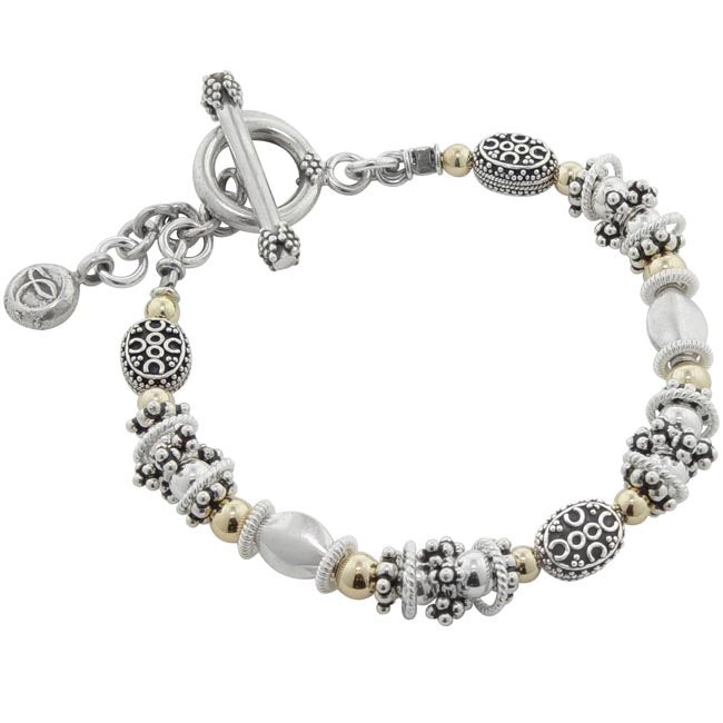 Sterling Silver & Gold Fill Bracelet-241090