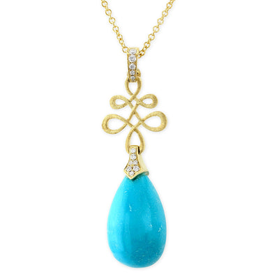Turquoise Eloise Necklace-341256