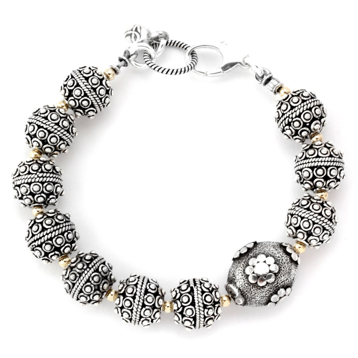 Chunky Silver Bracelet-343082