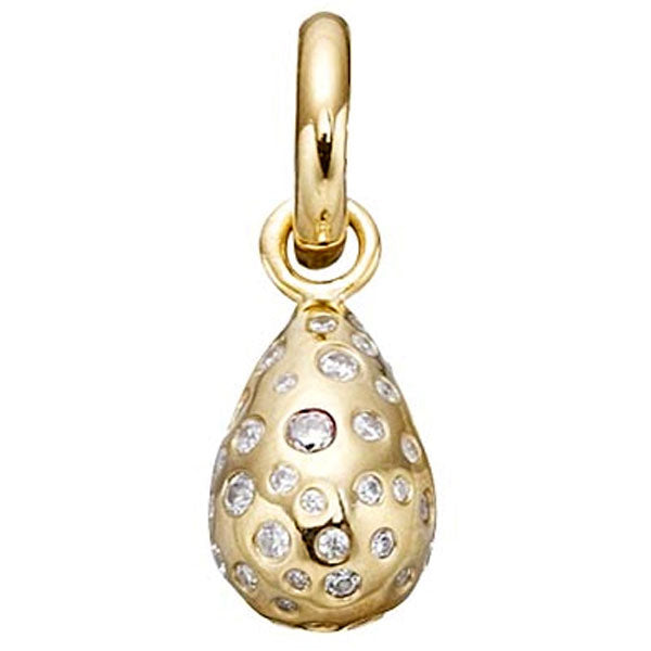 STORY by Kranz & Ziegler Gold Plated with Clear CZ Star Dust Charm-339729 RETIRED ONLY 2 LEFT!