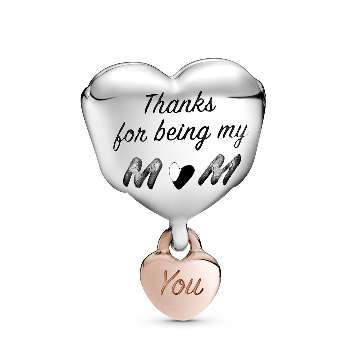 Pandora Love You Mom Heart Charm