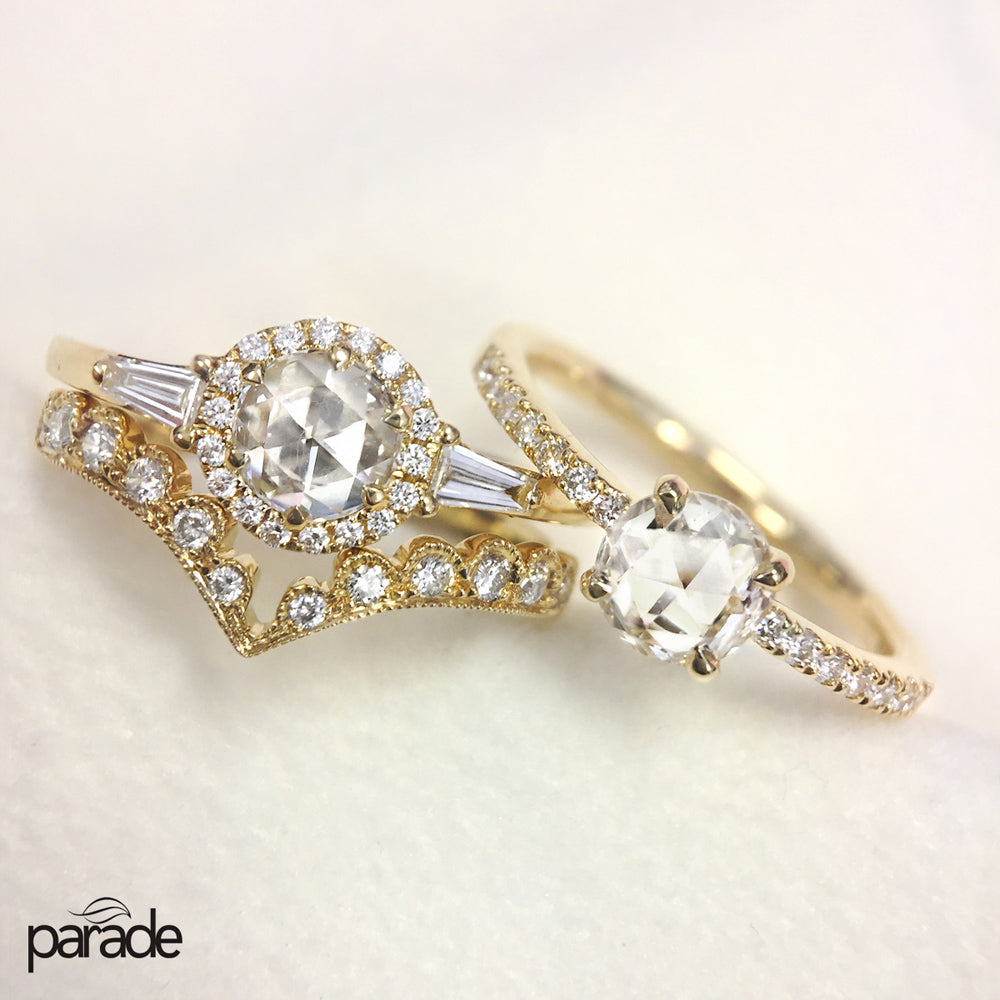 Parade 18KY Lumiere Rose-Cut Engagement Ring