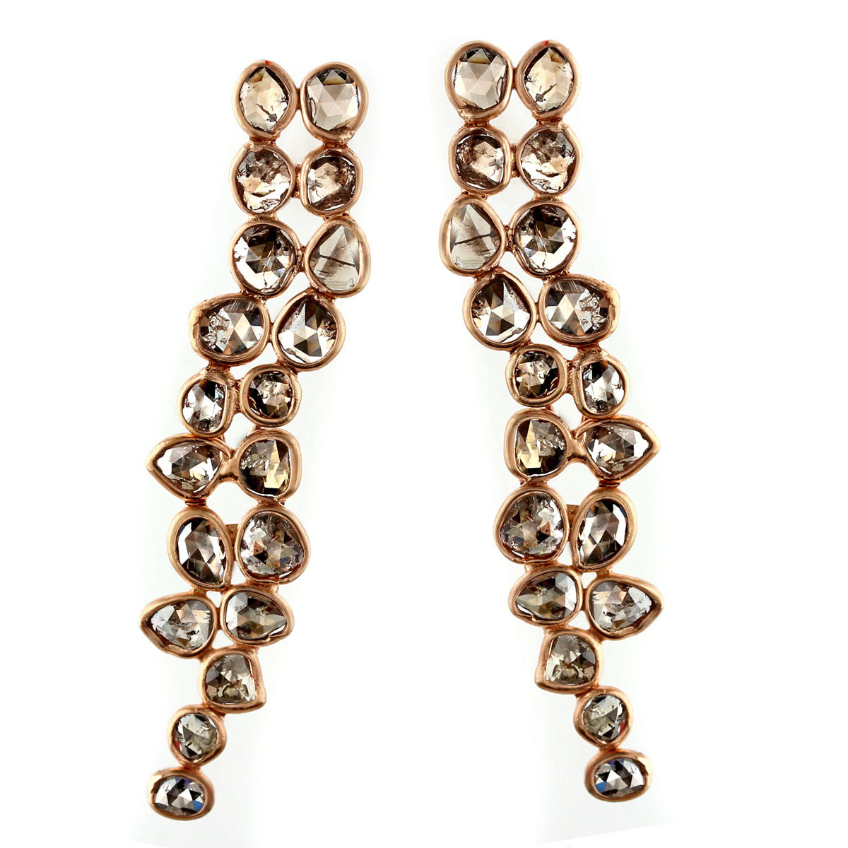 Raw Diamond Earrings-341246