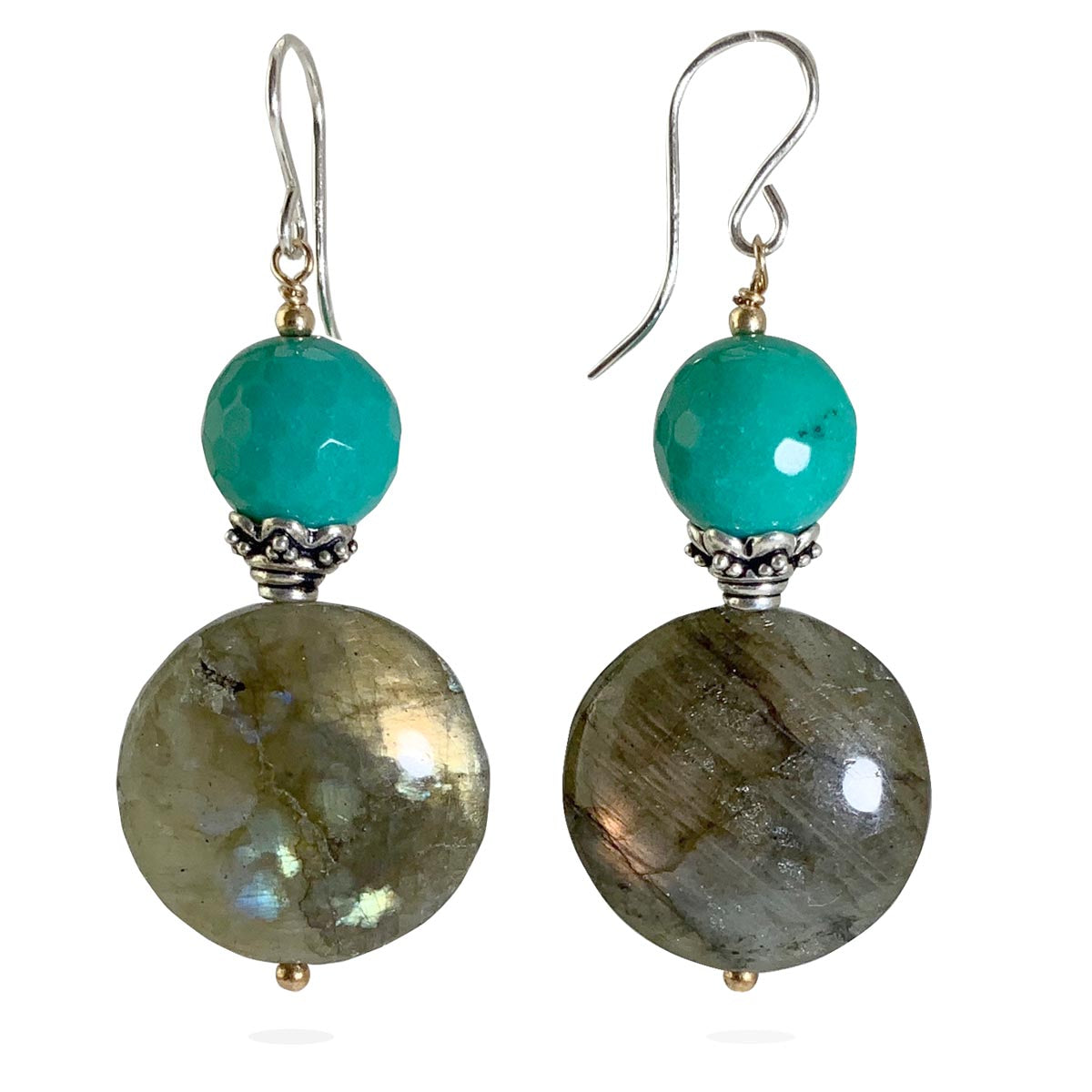 Labradorite & Jasper Earrings