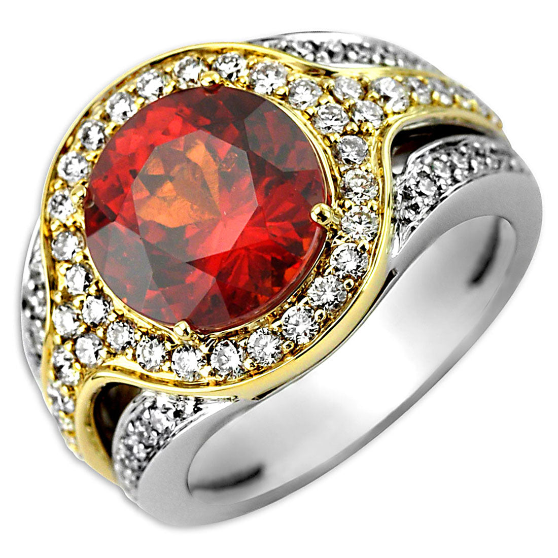 Hessonite Garnet Ring-267472