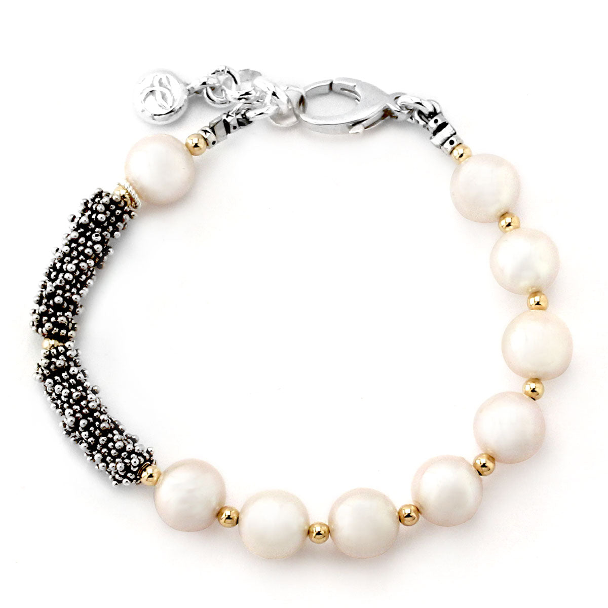 Asymmetrical Pearl Bracelet-7518C