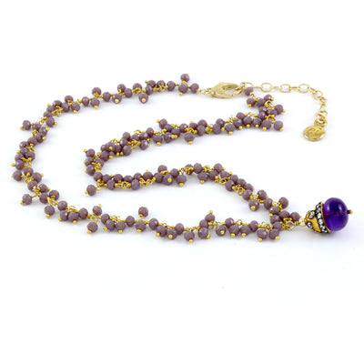 Opal & Amethyst Necklace-349536