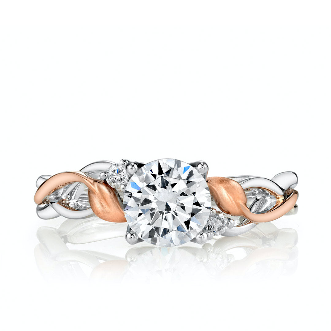 Parade 18K Two-Tone Diamond Engagement Ring