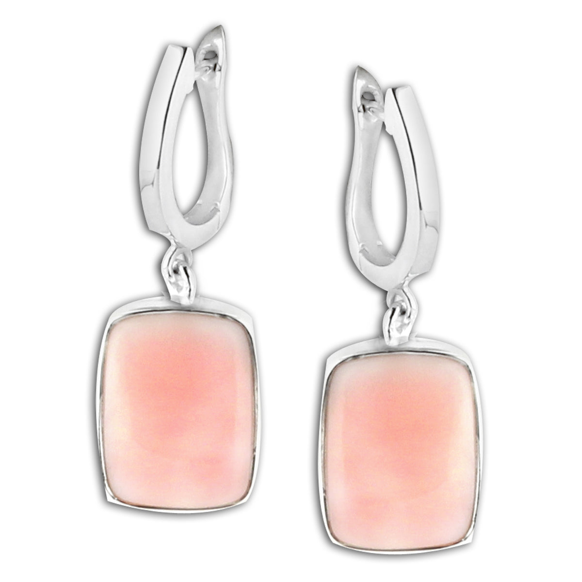 Pink Opal Earrings-347408
