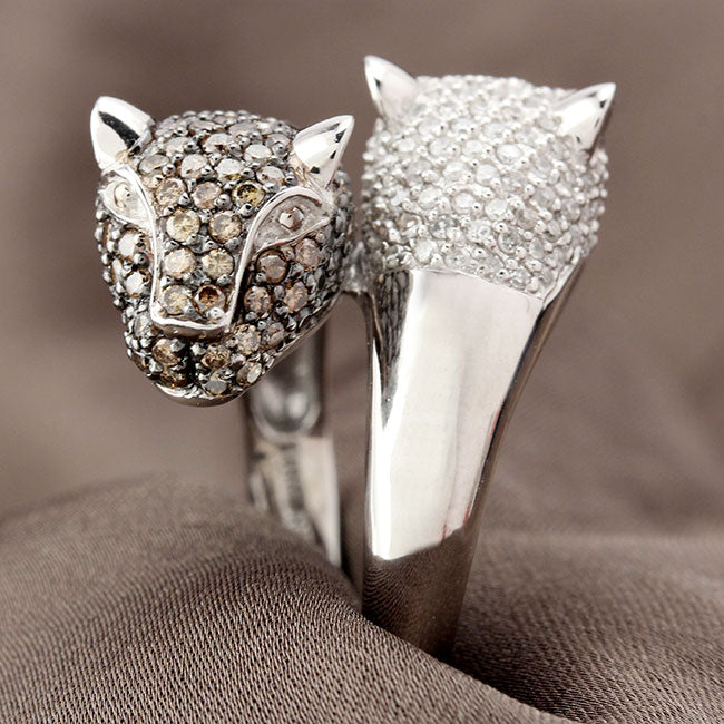 Diamond Panther Ring-328302