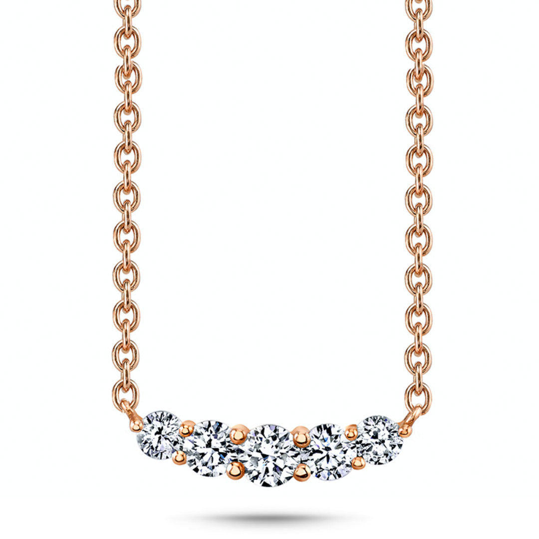 Parade 18K Rose Diamond Necklace