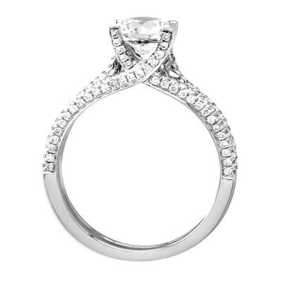 Gorgeous Split Shank Diamond Engagement Ring 341802