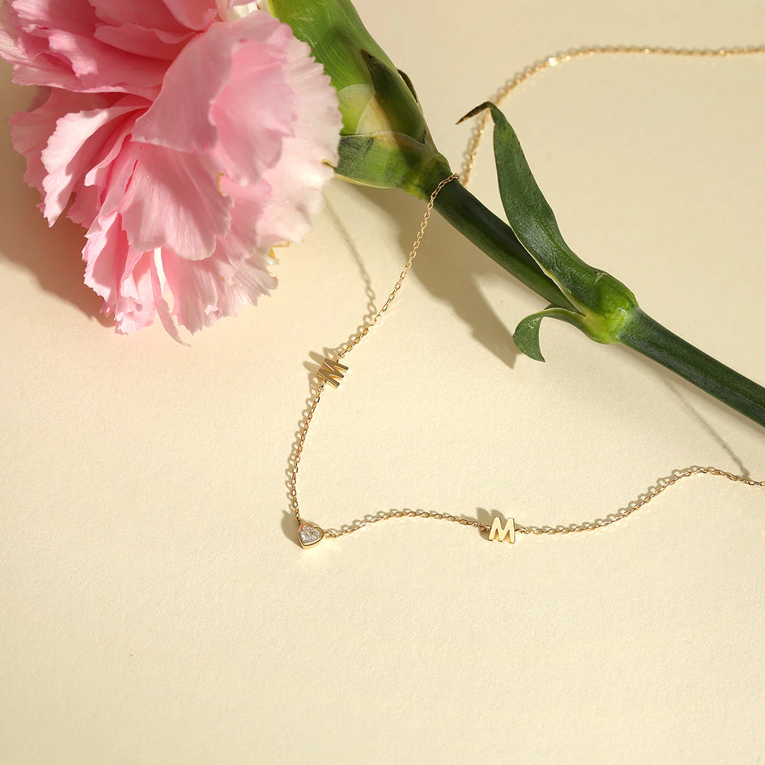 MAE | White Sapphire Mom Necklace