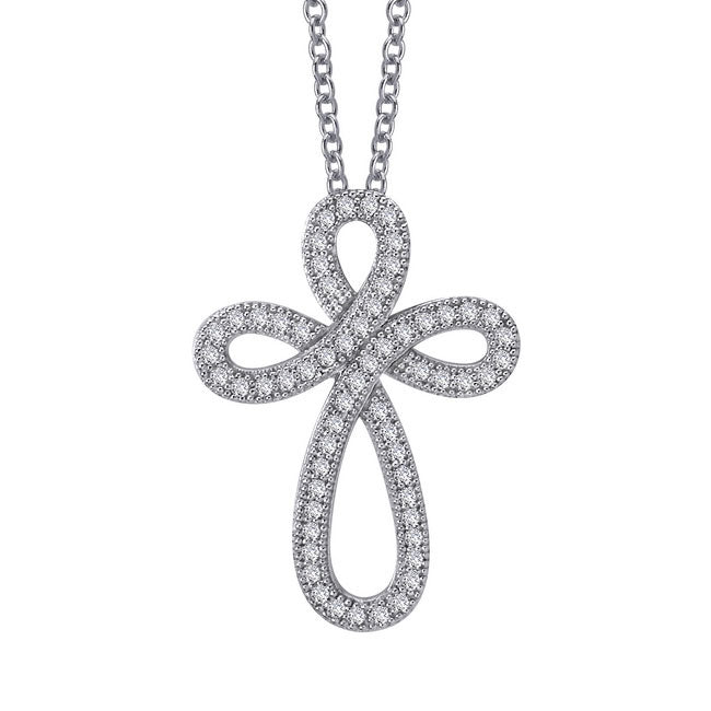 Curvy Cross Necklace