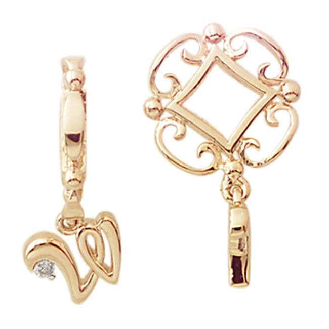 Storywheels 14K Yellow Gold W Dangle