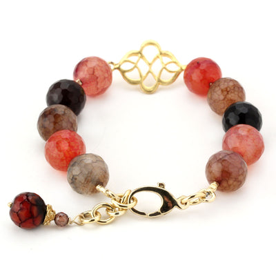 Lollies Red Agate Bracelet 344513
