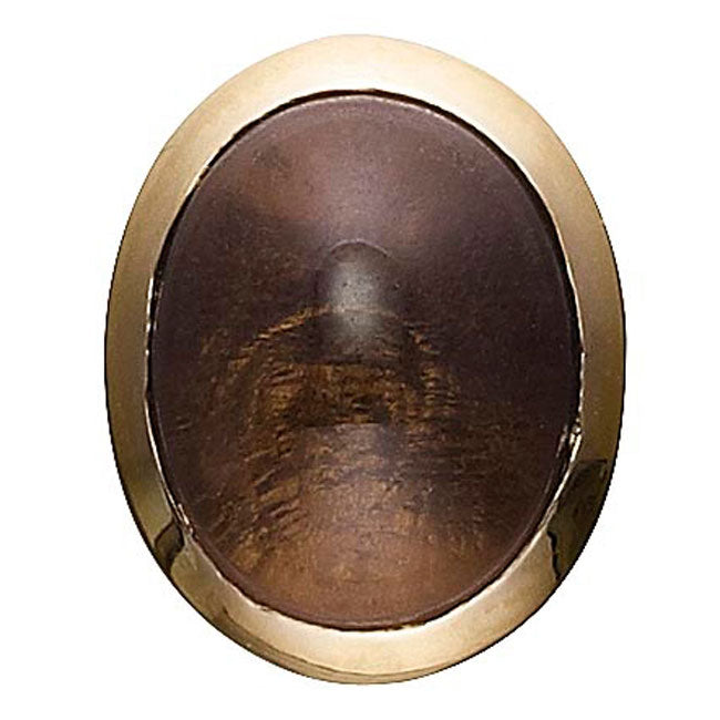 STORY by Kranz & Ziegler Gold Plated Smoky Quartz Button RETIRED ONLY 1 LEFT!-339435