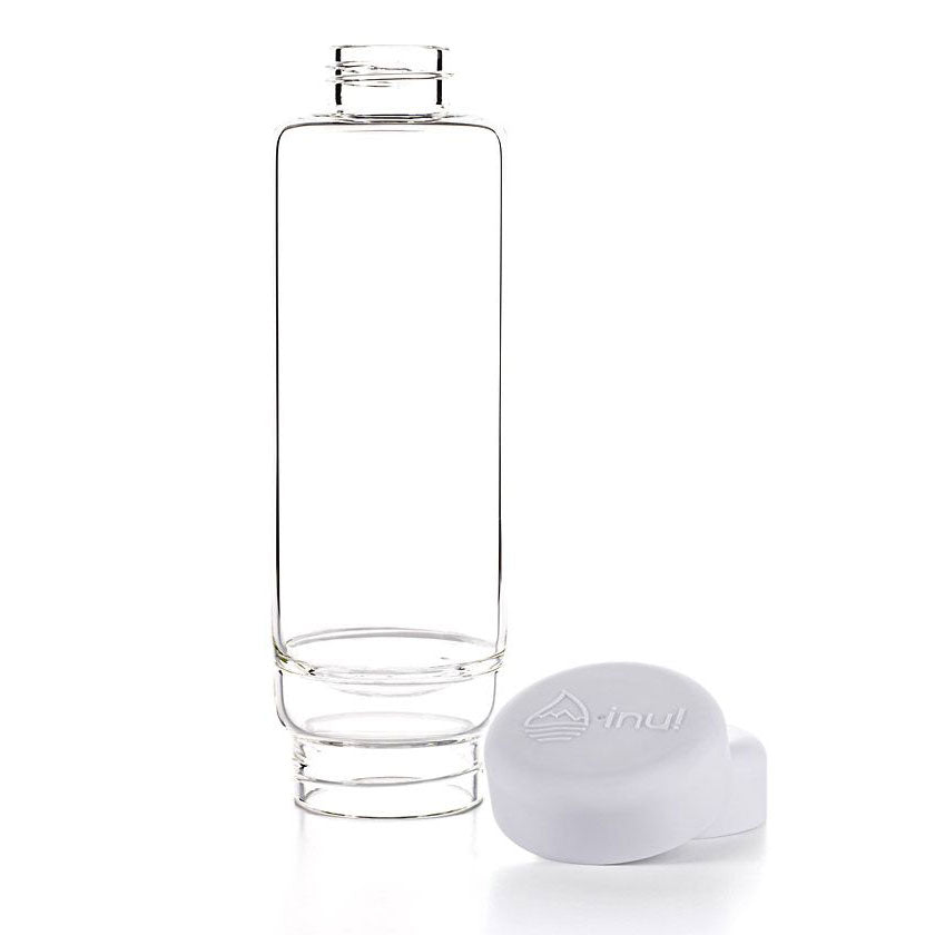 INU Crystal Cloud White Water Bottle