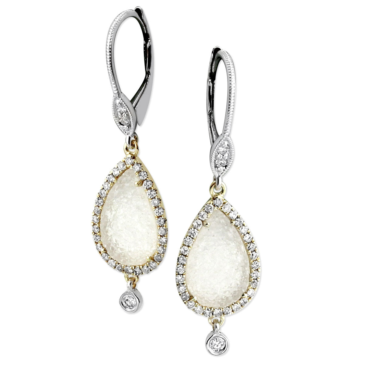 Drusy & Diamond Earrings-342259