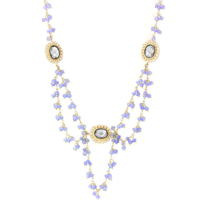 Topaz & Lavender Chalcedony Necklace-349297