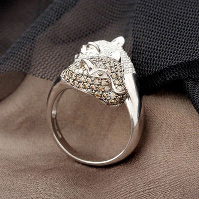 Diamond Panther Ring-328302