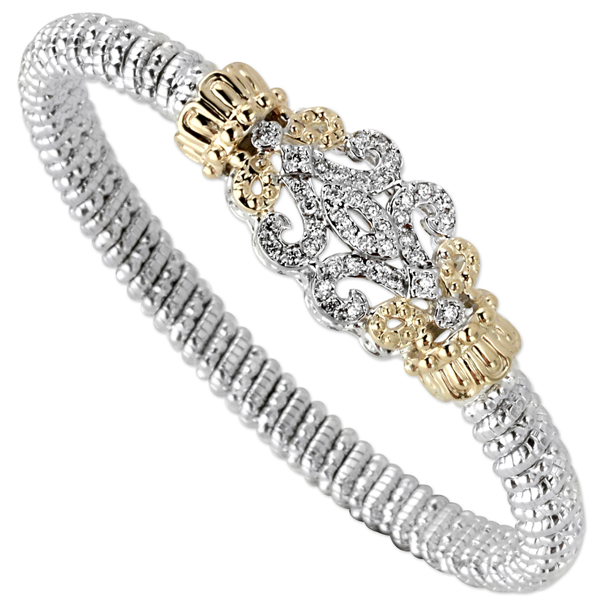 Fleur De Lis Diamond Bracelet-344942