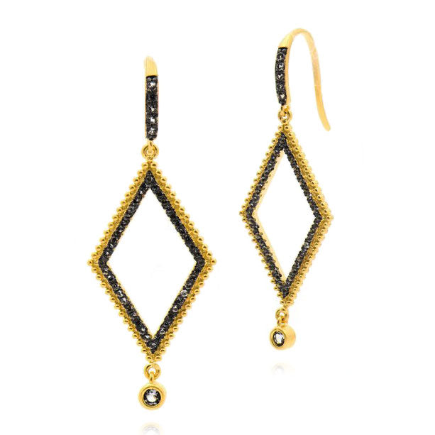 Freida Rothman D'or Rhombus Earrings -ONLY 1 LEFT!