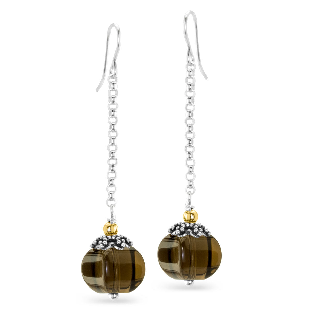 Impressionist Collection Smoky Quartz Earrings