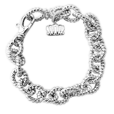 SS Lg Twist Link Bracelet