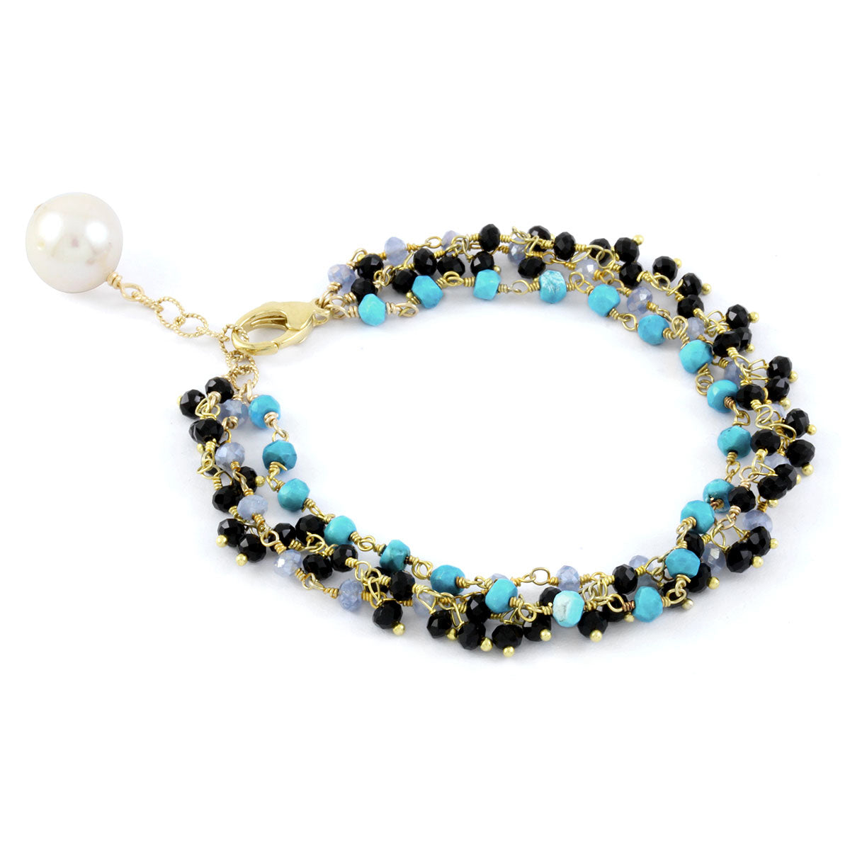 Turquoise & Spinel Bracelet-349551