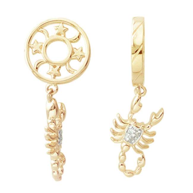 Storywheels SCORPIO Dangle with Diamond 14K Gold Wheel ONLY 2 AVAILABLE! 265881
