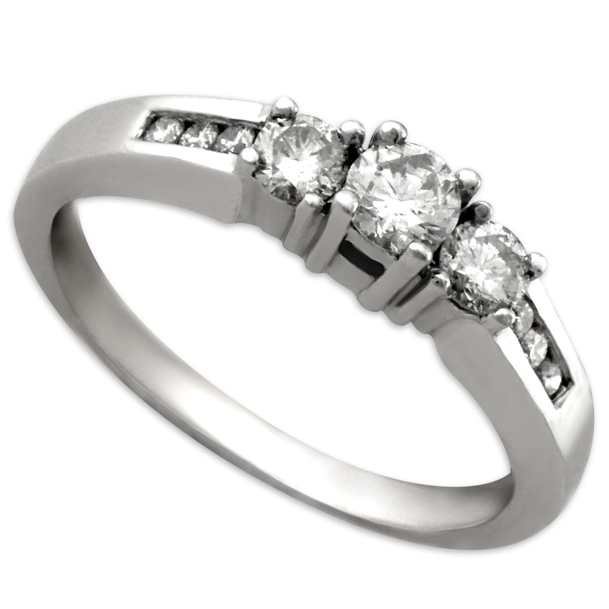 Diamond & White Gold Ring-339980
