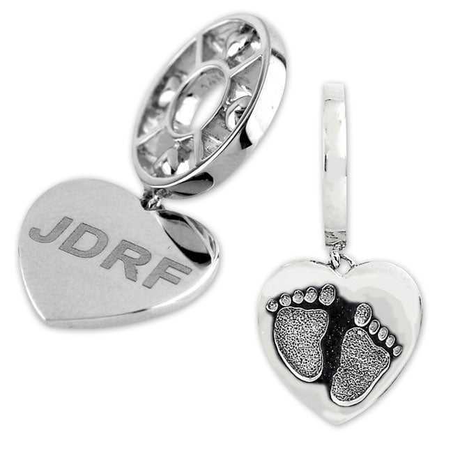 Storywheels JDRF Dangle Sterling Silver Wheel