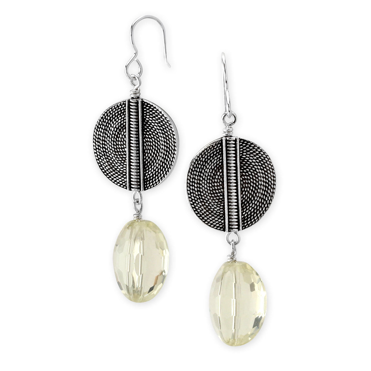 Limon Quartz Earrings-341383