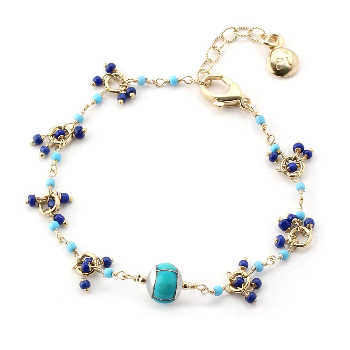 Turquoise & Lapis Bracelet-348507