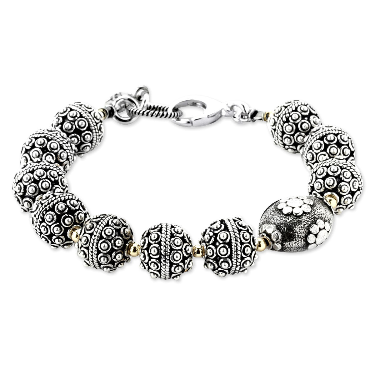 Chunky Silver Bracelet-343082